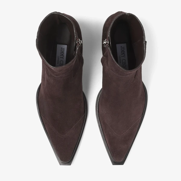 Coffee Jimmy Choo Cece Ankle Boot 60, view 4 | Boots