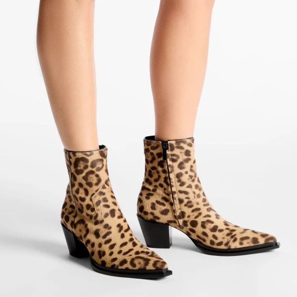 Natural Jimmy Choo Cece Ankle Boot 60, view 2 | Boots