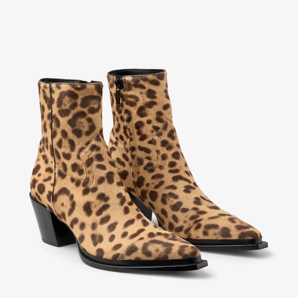 Natural Jimmy Choo Cece Ankle Boot 60, view 3 | Boots