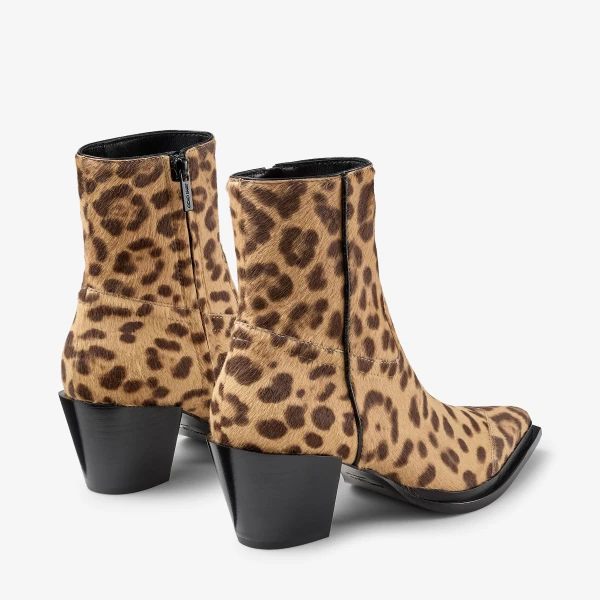 Natural Jimmy Choo Cece Ankle Boot 60, view 5 | Boots