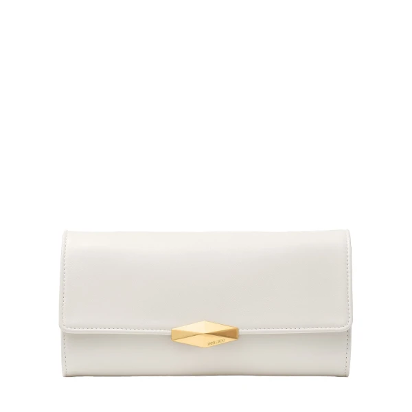 Beige Jimmy Choo Cinch Clutch with Chain Small | Clutch Bags