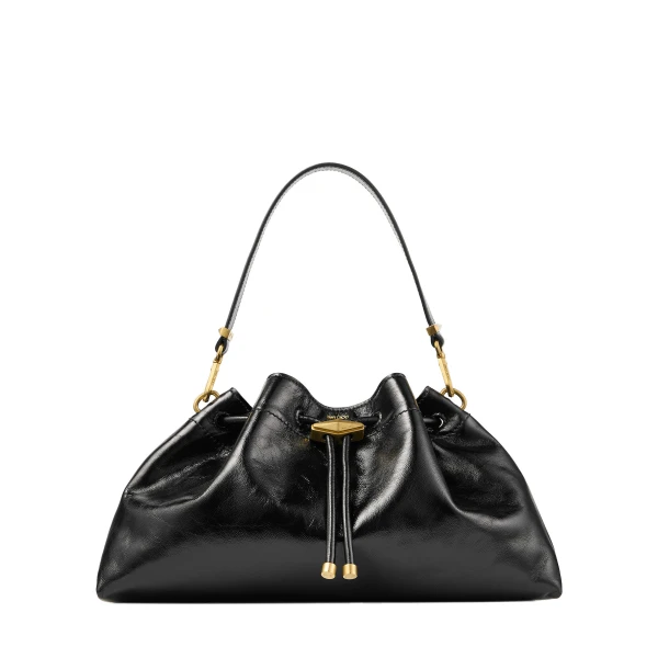 Black Jimmy Choo Cinch Medium Shoulder Bag | Shoulder & Crossbody Bags