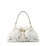 Beige Jimmy Choo Cinch Medium Shoulder Bag | Shoulder & Crossbody Bags