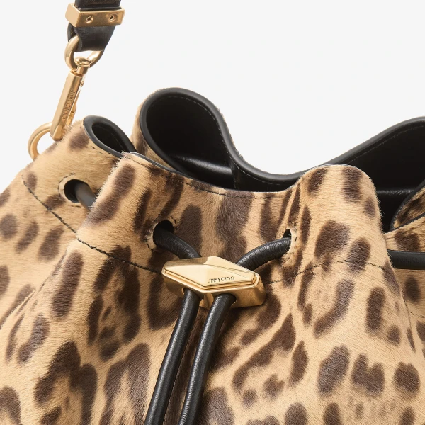 Natural and Gold Jimmy Choo Cinch Medium Top Handle Bag, view 4 | Totes & Top-Handle Bags