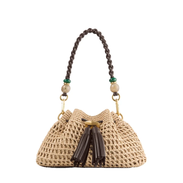 Beige Jimmy Choo Cinch Small Shoulder Bag | Shoulder & Crossbody Bags