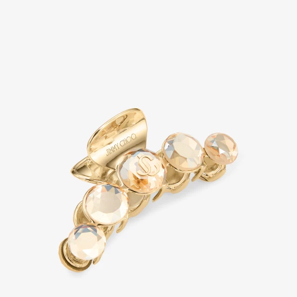 Gold Jimmy Choo Claw Hair Clip, view 2 | Hair Accessories