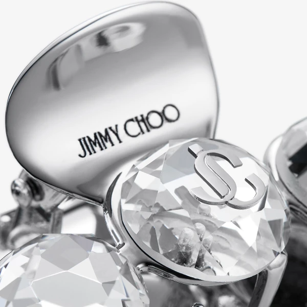 Silver Jimmy Choo Claw Hair Clip, view 3 | Hair Accessories