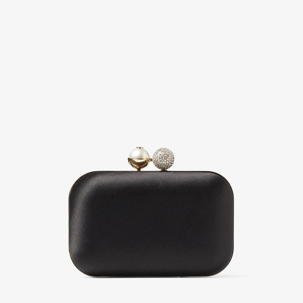 Black Jimmy Choo Cloud Clutch Bag, view 6 | Clutch Bags