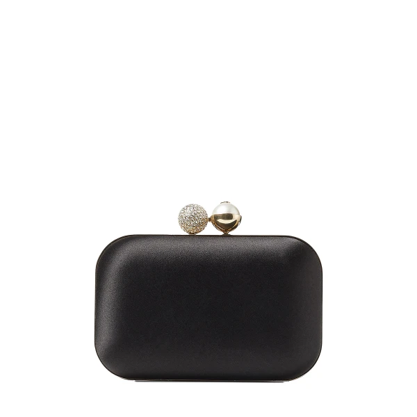 Black Jimmy Choo Cloud Clutch Bag | Clutch Bags