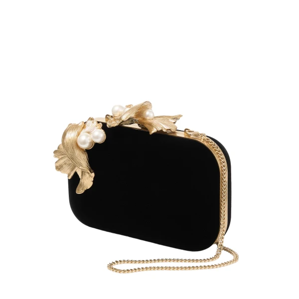Black Jimmy Choo Cloud Clutch Bag | Clutch Bags