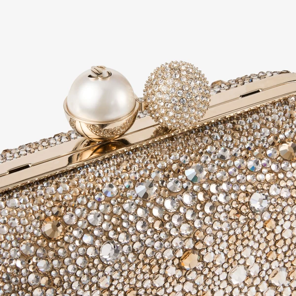 Crystal Mix Jimmy Choo Cloud Clutch Bag, view 4 | Clutch Bags