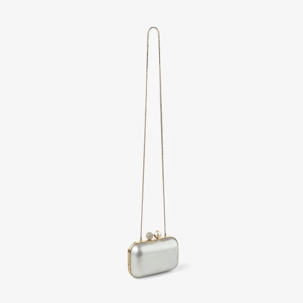 Ivory Jimmy Choo Cloud Clutch Bag, view 4 | Clutch Bags