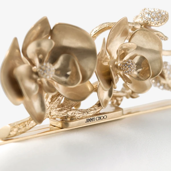 Ivory Jimmy Choo Cloud Clutch Bag, view 4 | Clutch Bags