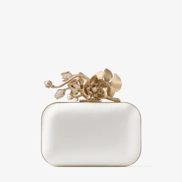 Ivory Jimmy Choo Cloud Clutch Bag, view 6 | Clutch Bags