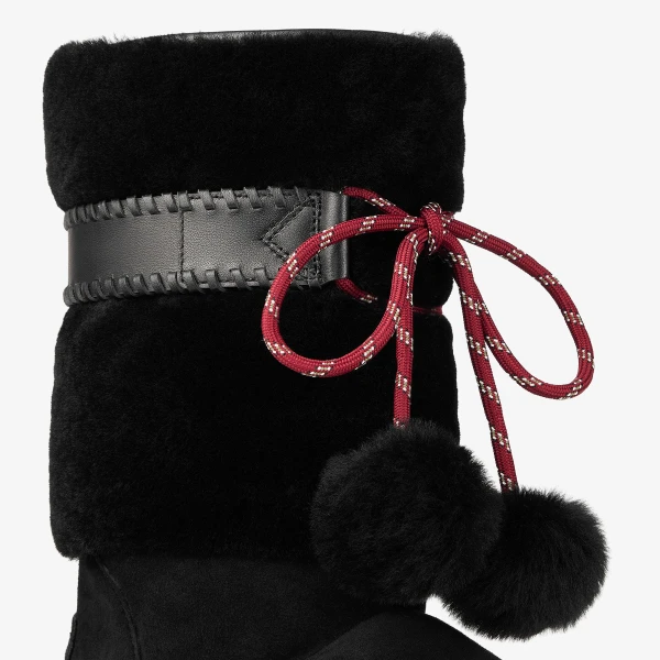 Black Jimmy Choo Cobi Boots, view 3 | Boots