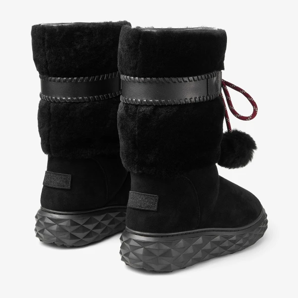 Black Jimmy Choo Cobi Boots, view 4 | Boots