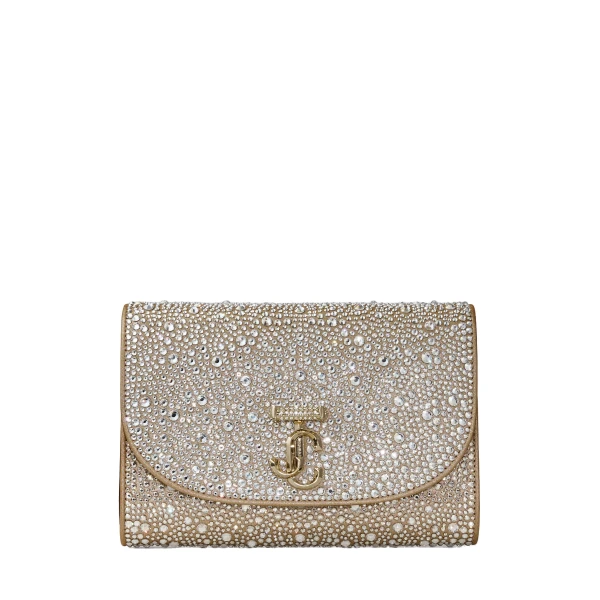Metallic Jimmy Choo Curve Clutch | Clutch Bags