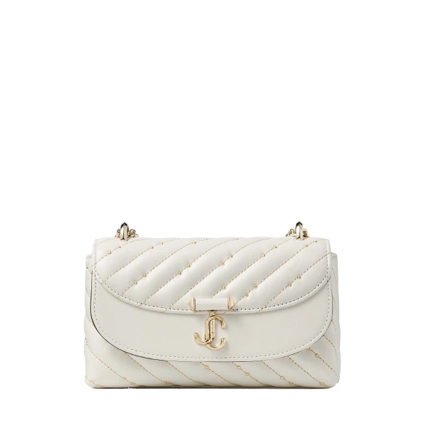 Beige Jimmy Choo Curve Crossbody Small Crossbody Bag | Shoulder & Crossbody Bags