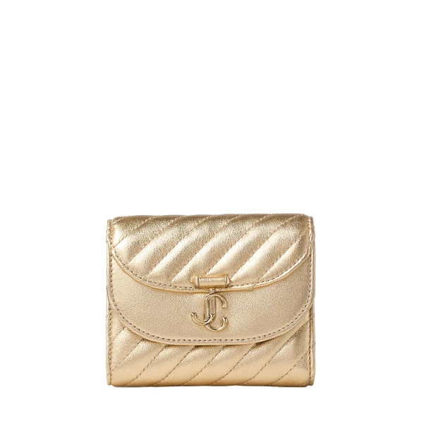 Metallic Jimmy Choo Curve Marinda Wallet | Wallets & Purses