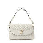 Beige Jimmy Choo Curve Top Handle Top Handle Bag | Totes & Top-Handle Bags