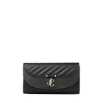 Black Jimmy Choo Curve Wallet with Chain | Mini Bags