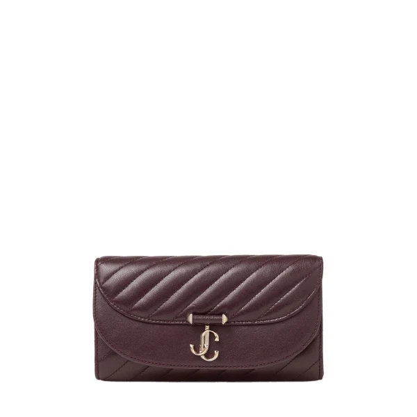 Red Jimmy Choo Curve Wallet with Chain | Mini Bags