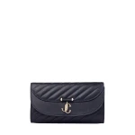 Blue Jimmy Choo Curve Wallet with Chain | Mini Bags