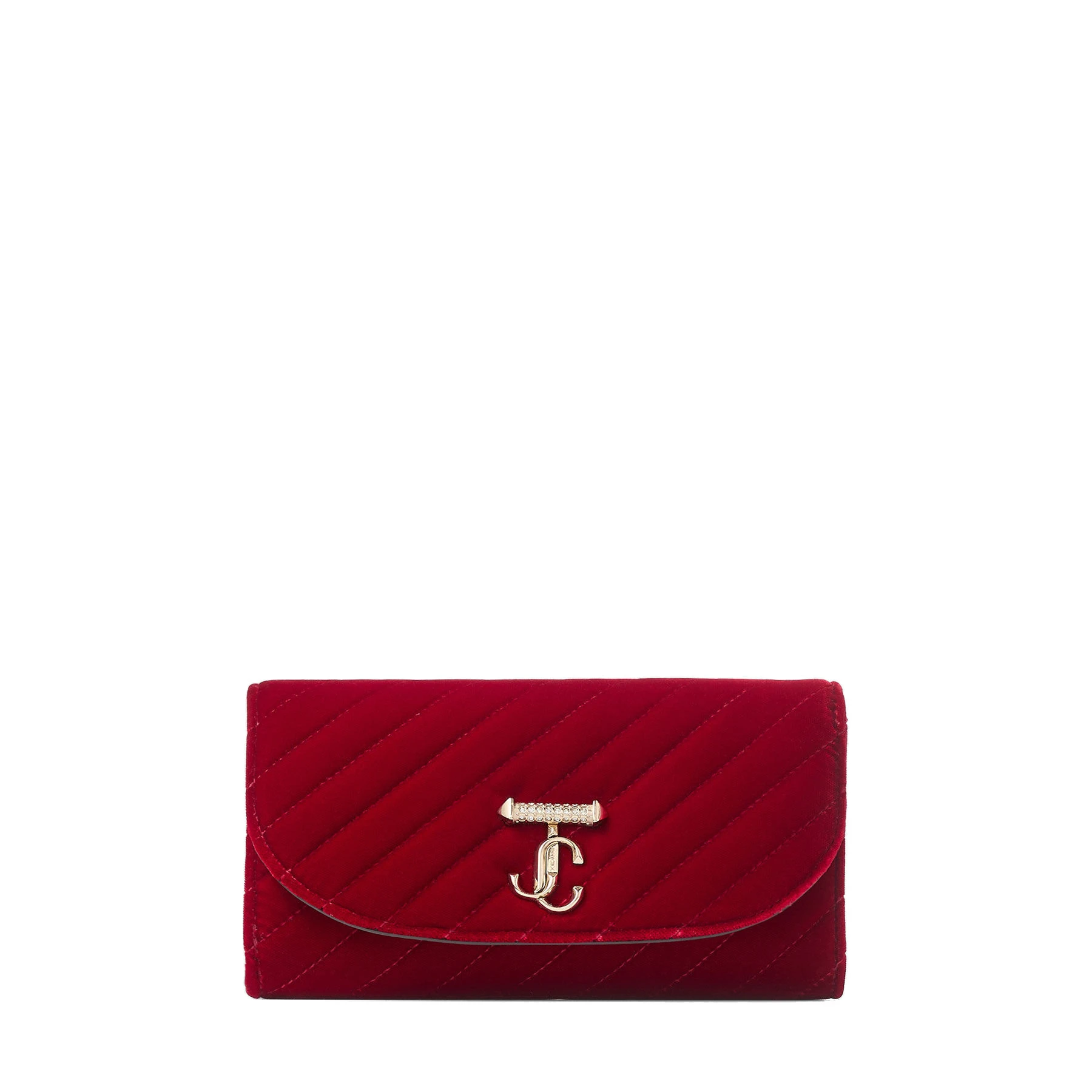 Jimmy Choo Curve Wallet with Chain