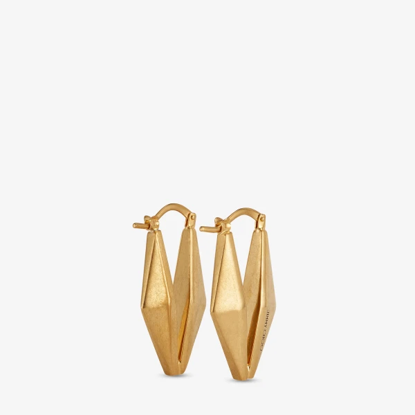Gold Jimmy Choo Diamond Chain Earring, view 6 | Earrings