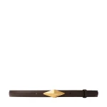 Beige Jimmy Choo Diamond Clasp Belt | Belts