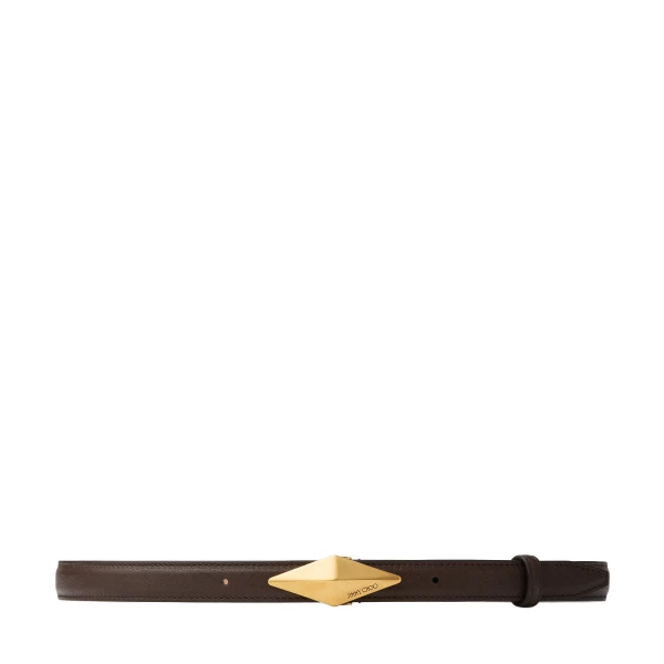 Beige Jimmy Choo Diamond Clasp Belt | Belts