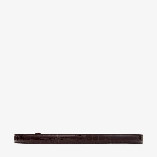 Sambuco and Gold Jimmy Choo Diamond Clasp Belt, view 6 | Belts
