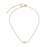 Metallic Jimmy Choo Diamond Fine Chain Necklace | Necklace