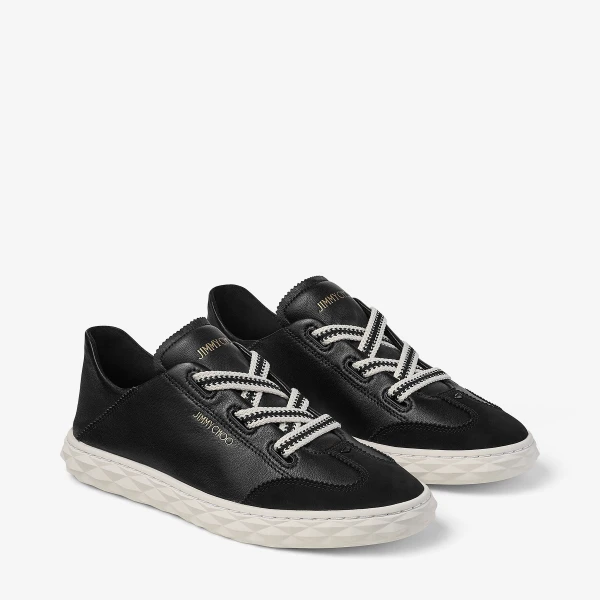 Black Mix Jimmy Choo Diamond Light Flex Trainers, view 3 | Sneakers