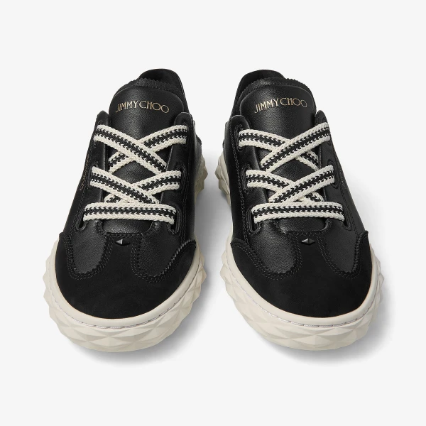 Black Mix Jimmy Choo Diamond Light Flex Trainers, view 5 | Sneakers