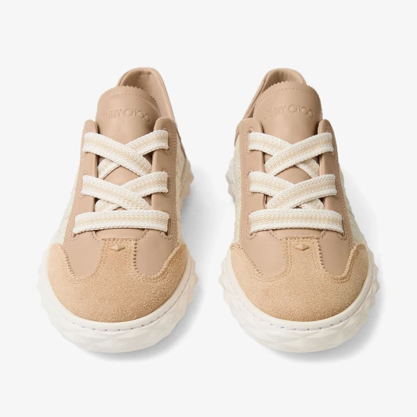 Chai and Natural Jimmy Choo Diamond Light Flex Trainers, view 6 | Sneakers