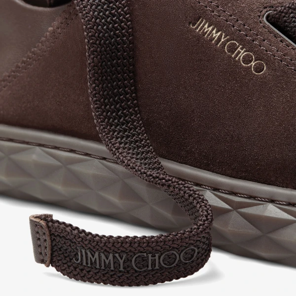 Chocolate Jimmy Choo Diamond Light Flex Trainers, view 4 | Sneakers