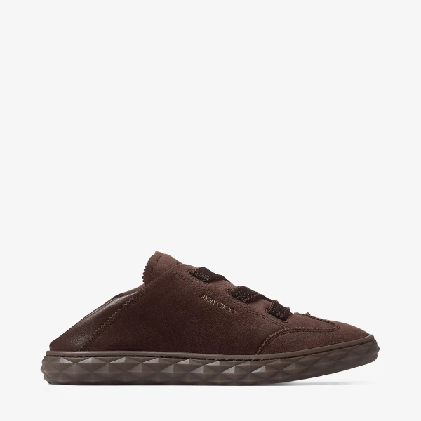 Chocolate Jimmy Choo Diamond Light Flex Trainers, view 5 | Sneakers