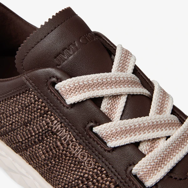 Chocolate and Latte Jimmy Choo Diamond Light Flex Trainers, view 4 | Sneakers