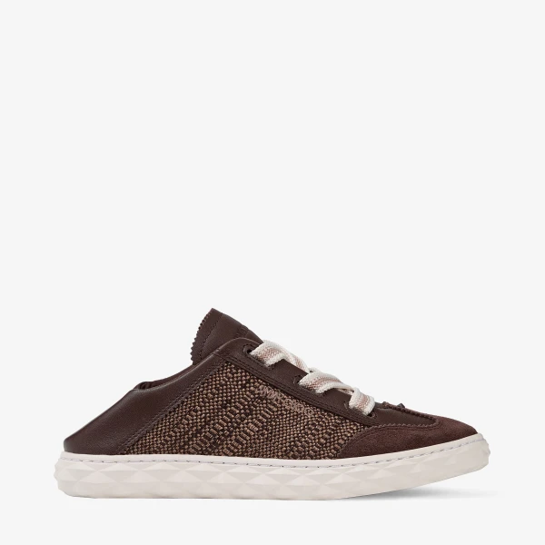 Chocolate and Latte Jimmy Choo Diamond Light Flex Trainers, view 5 | Sneakers