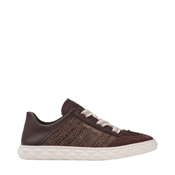 Beige Jimmy Choo Diamond Light Flex Trainers | Sneakers