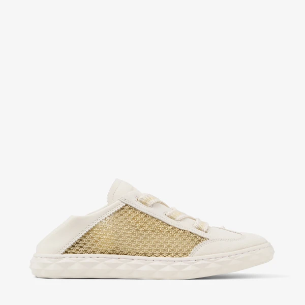 Gold and Latte Jimmy Choo Diamond Light Flex Trainers, view 5 | Sneakers