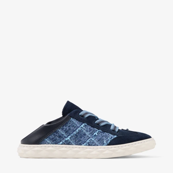 Marine and Denim Jimmy Choo Diamond Light Flex Trainers, view 5 | Sneakers
