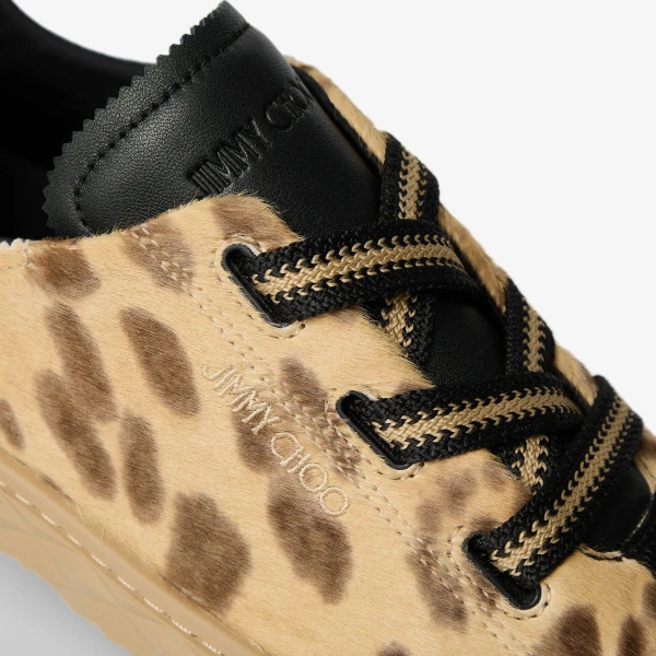 Natural and Black Jimmy Choo Diamond Light Flex Trainers, view 4 | Sneakers