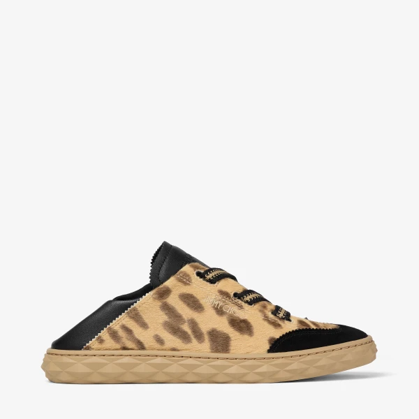 Natural and Black Jimmy Choo Diamond Light Flex Trainers, view 5 | Sneakers