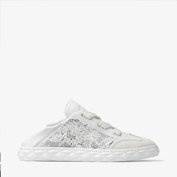 White Jimmy Choo Diamond Light Flex Trainers, view 5 | Sneakers