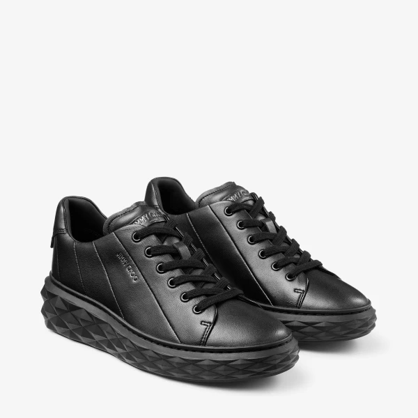 Black Jimmy Choo Diamond Light Maxi Sneakers, view 3 | Sneakers