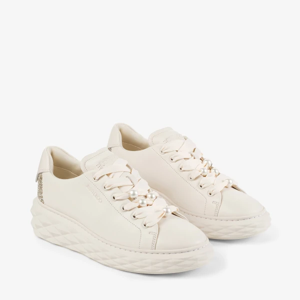 Latte Mix Jimmy Choo Diamond Light Maxi Trainers, view 2 | Sneakers