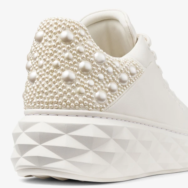 Latte MIX Jimmy Choo Diamond Maxi F II Sneakers, view 4 | Sneakers