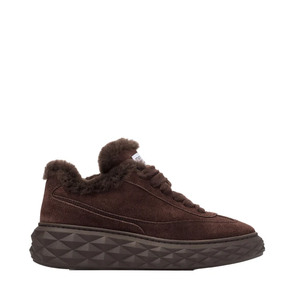 Beige Jimmy Choo Diamond Maxi Retro Trainers | Sneakers